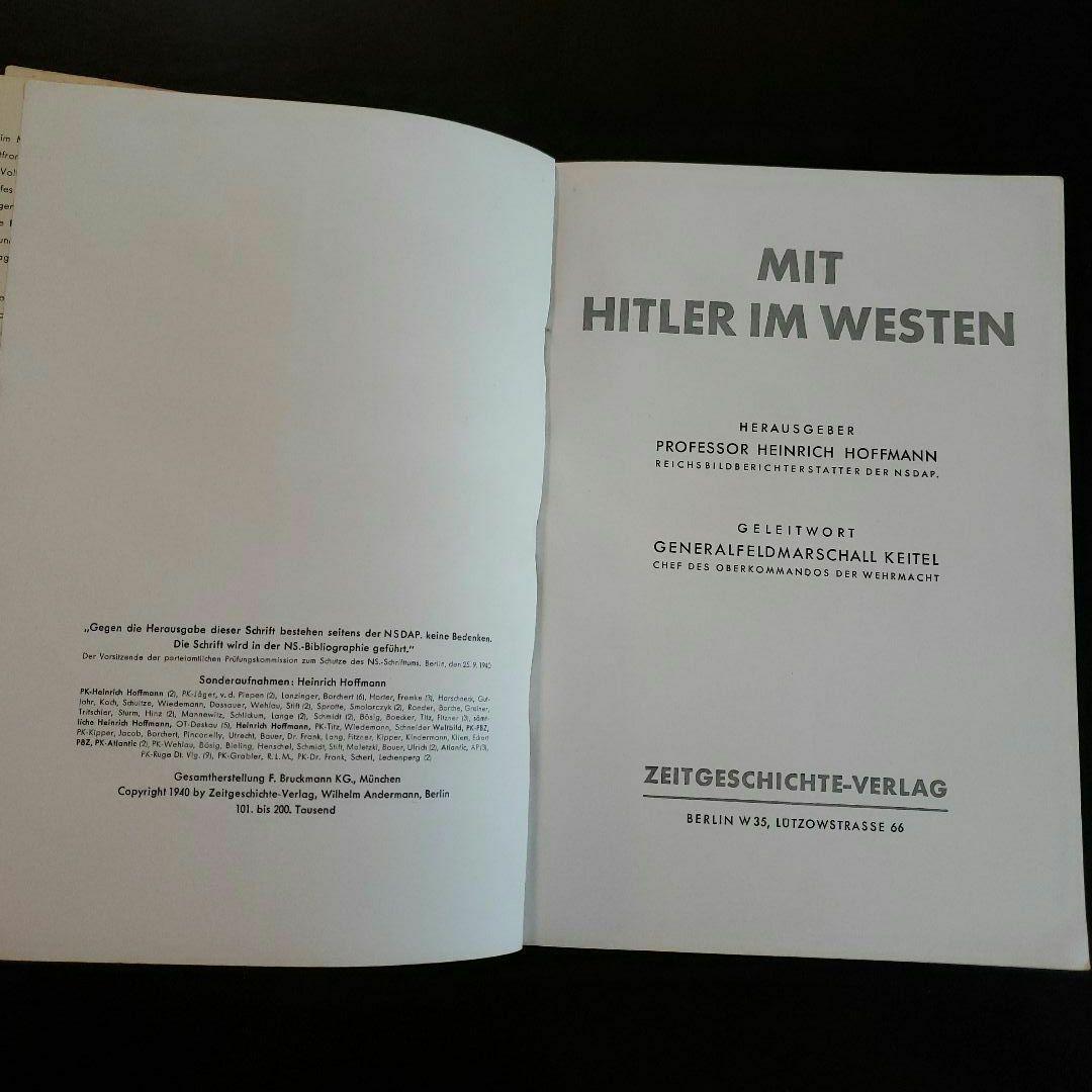 洋書 MIT HITLER IM WESTEN