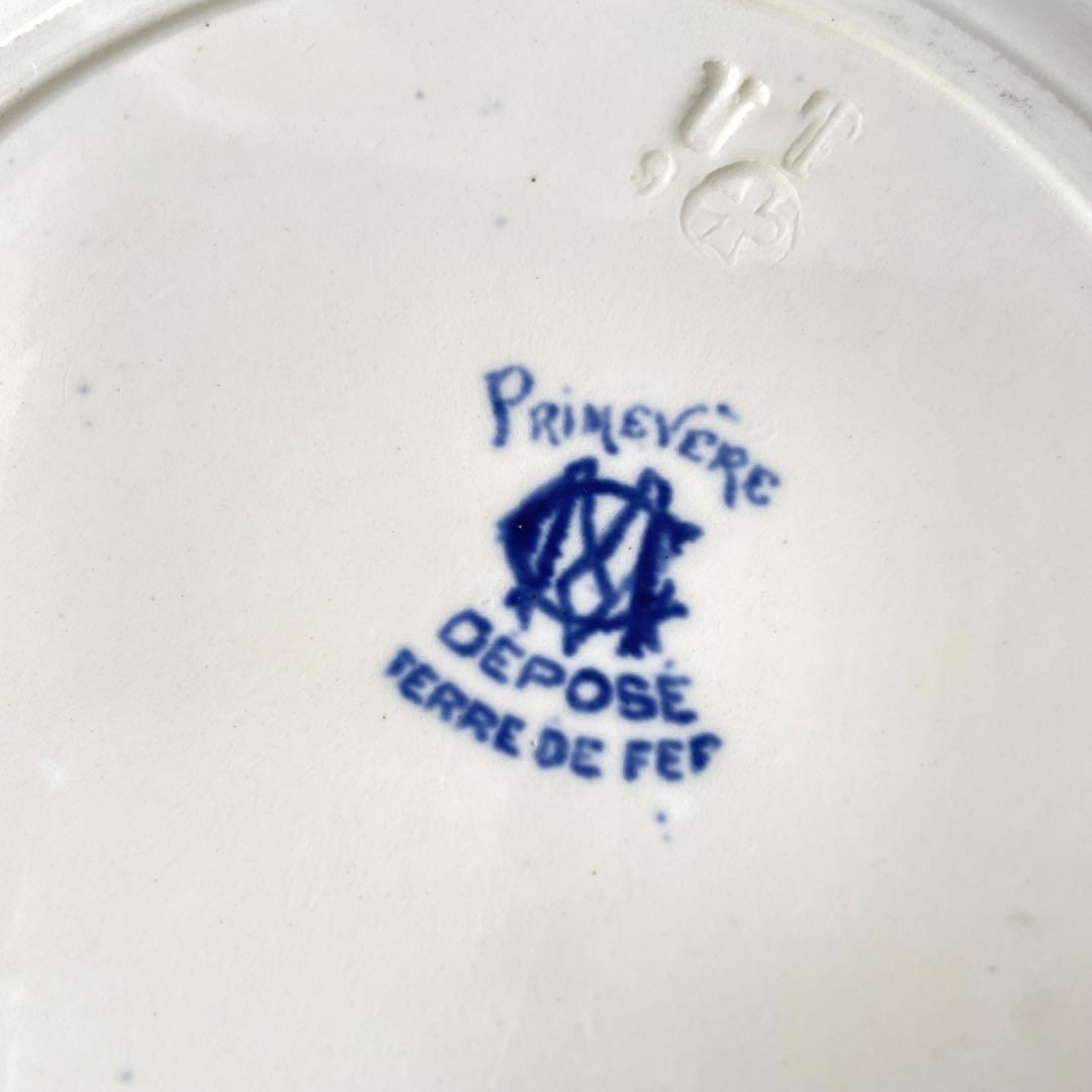 フランス アンティーク クレイユモントロー Primevre サクラソウ