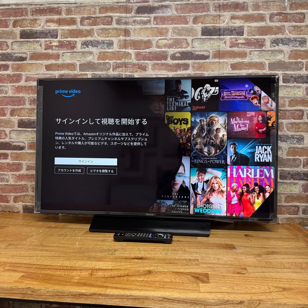 Panasonic 43V型 4K 液晶テレビ VIERA TH-43GX855