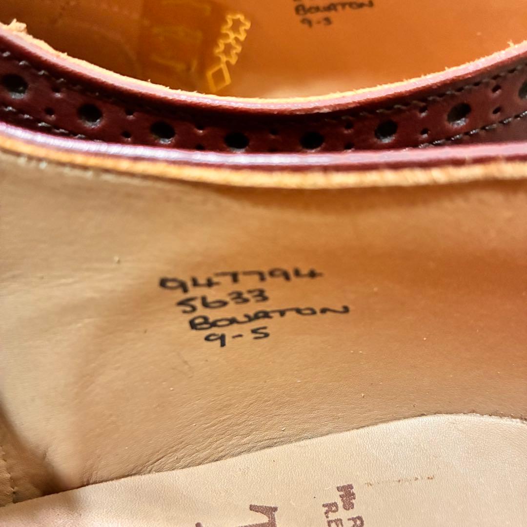 ✴️新年特価✴️新品未使用　Tricker's トリッカーズ バーガンディ