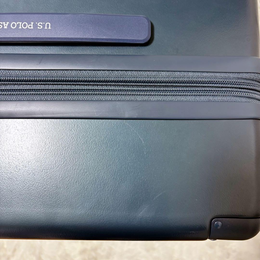 【ぼんす】美品 ユーエスポロ スーツケースキャリーバッグ ネイビー60L