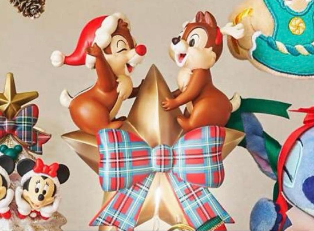 お値下げ中‼️ 新品 未開封　ディズニーストア　ツリートッパー チップ&デール