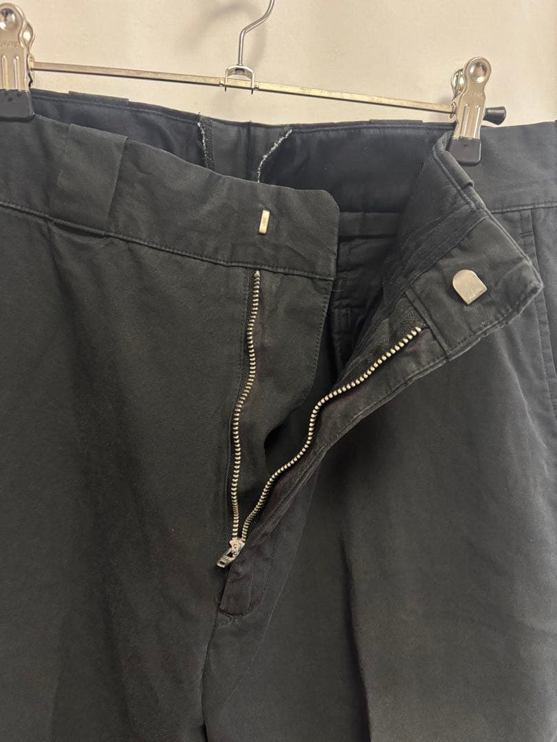 COMOLIコットンギャバ ウォッシュドパンツ NAVY 3