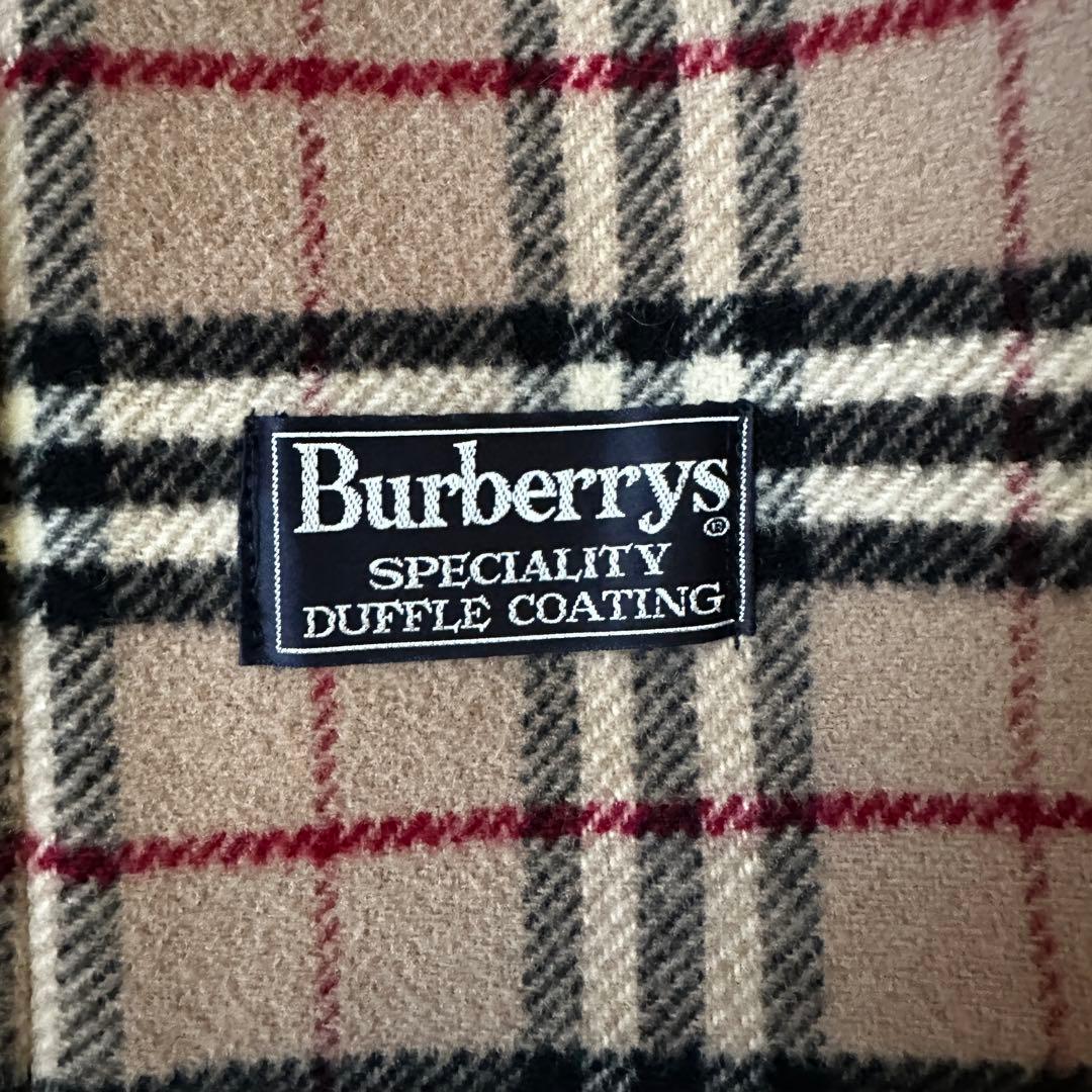 【Burberry】バーバリー 美品 ダッフルコート ノバチェック ヴィンテージ