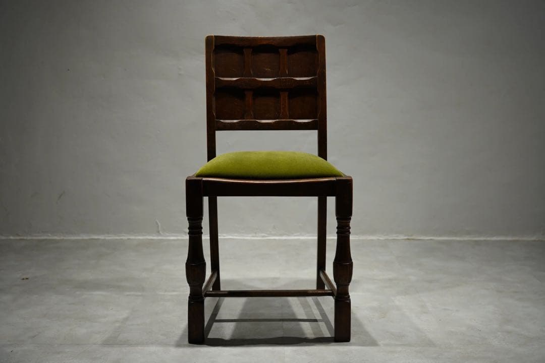 イギリスアンティーク　ダイニングチェア1930年代 オーク材　椅子