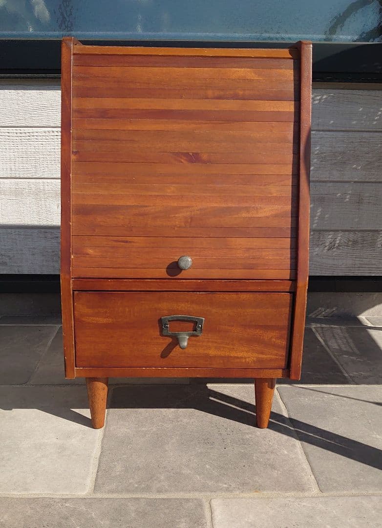 チェスト　ラック　アンティーク　スライド