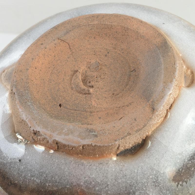 茶道具　天月窯　中村芳楽作　寒あざみ　茶碗　共布共箱　C　9492