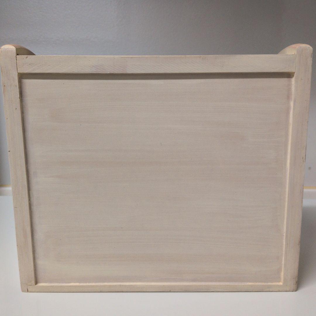 旧 imane ダイアナローズ 木製 ブレッド ボックス イマン