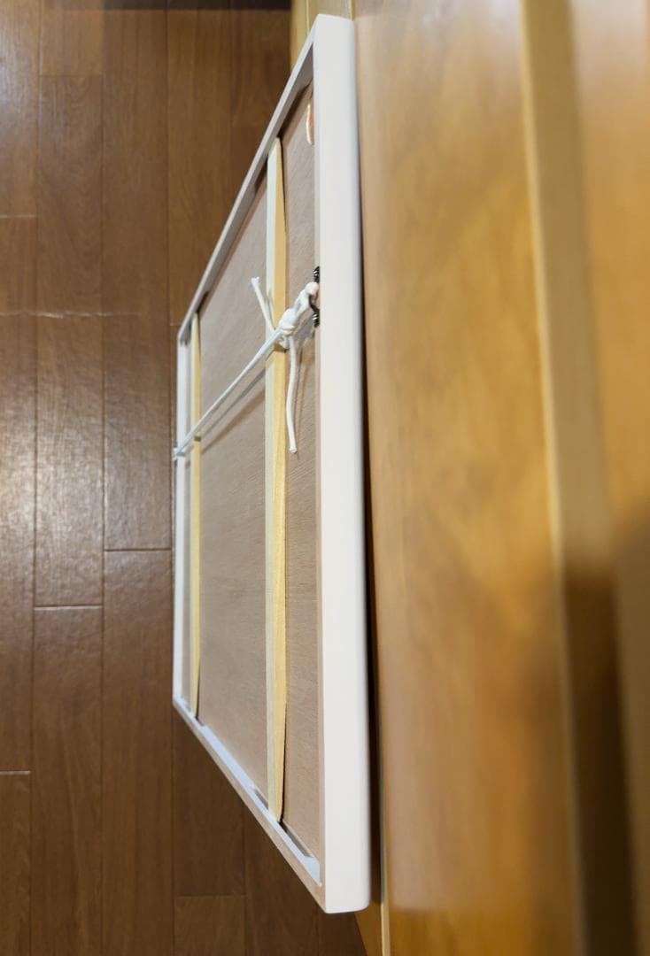 水彩・デッサン額縁大衣判4枚セット（桜カマボコ）ホワイトシンプルフレーム