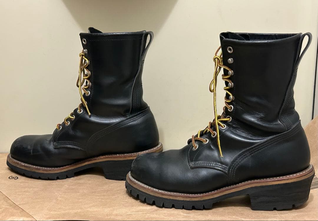 REDWING 2218 US 9.5 黒 ロガーブーツ　レッドウィング