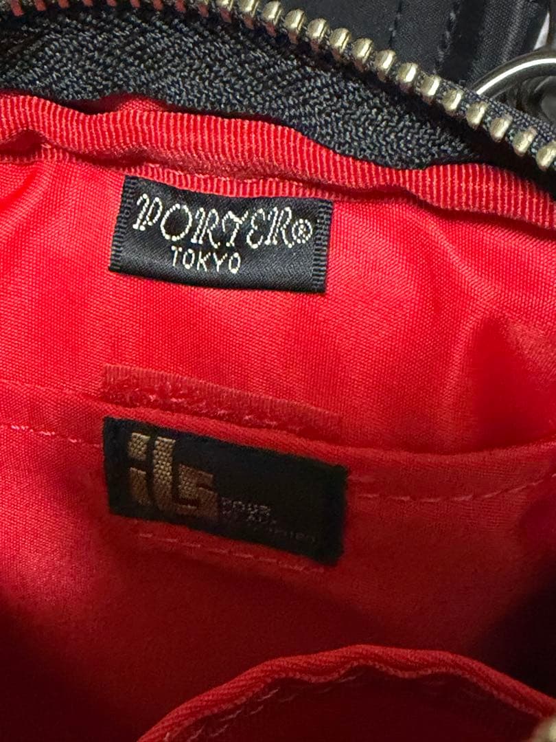 超美品 PORTER ブラック ショルダーバッグ ポーター