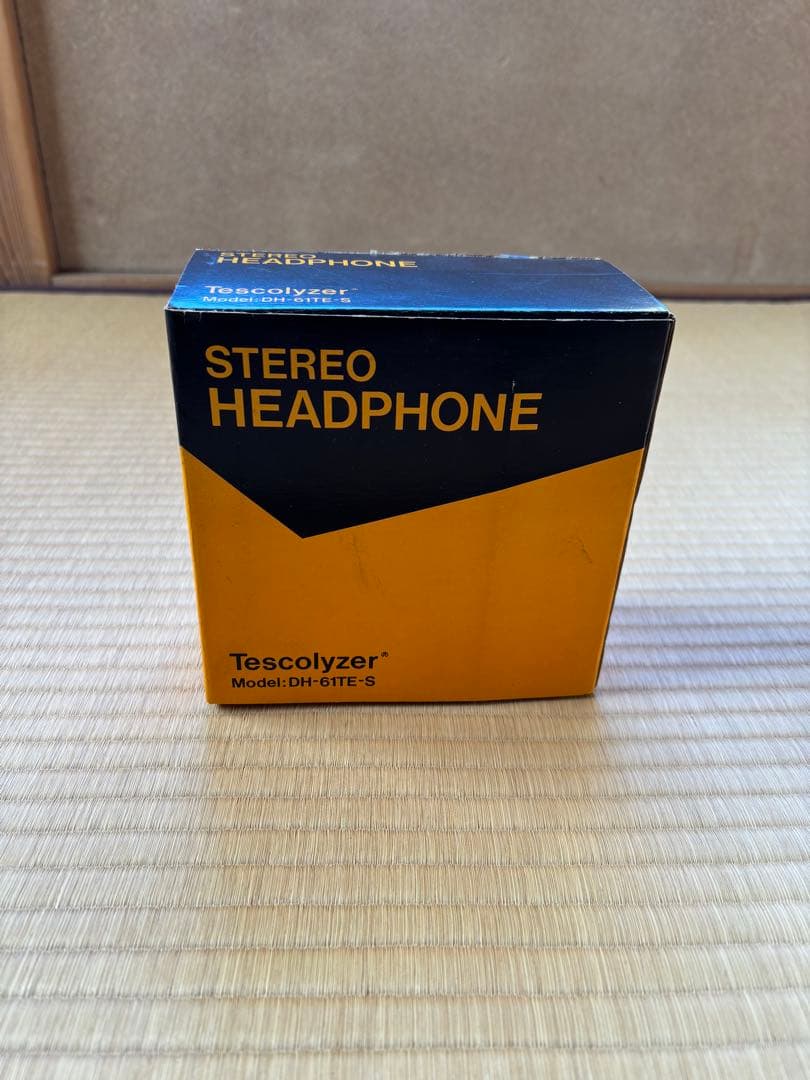 ■Tescolyzer■ デッドストック ステレオヘッドホンDH-61TE-S