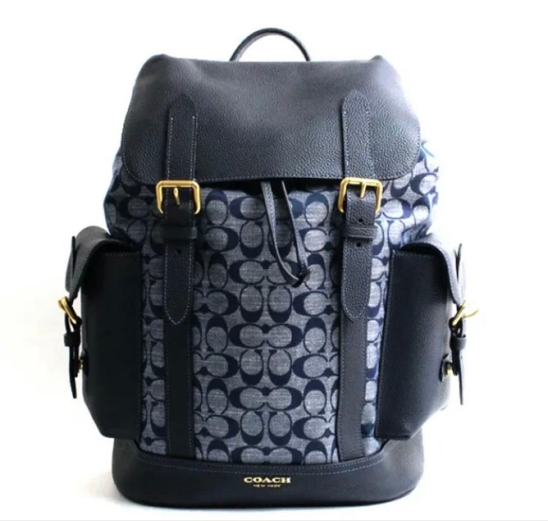 【大人気✨️】COACH シグネチャー バックパック C8183 B4/DE