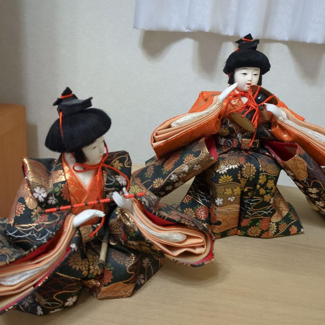 【更にお値下げ❗️】お雛様七段飾り　人形15体　桐箱入り　ビンテージ