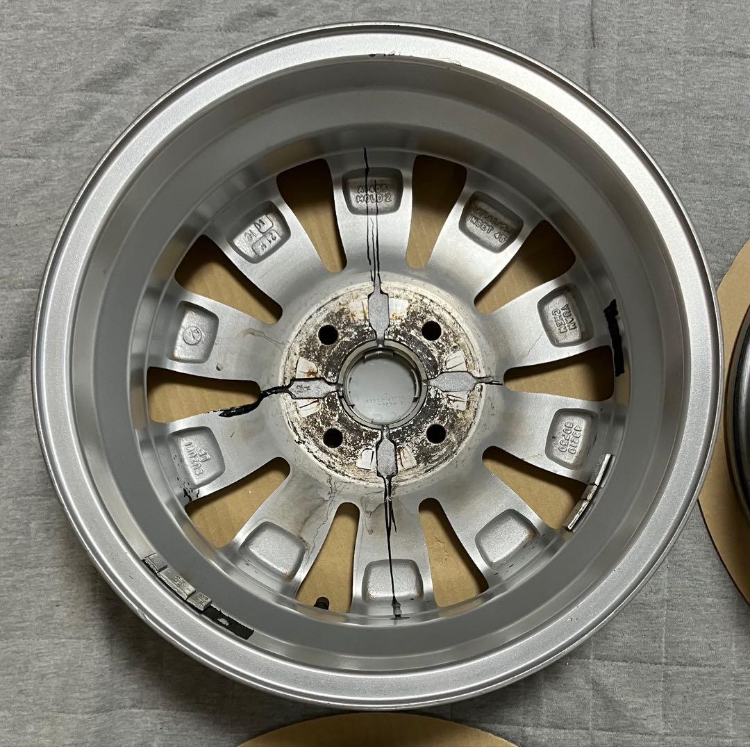 希少 中古 ラパン 純正 ホイール ４本 HE33 LC ショコラ スズキ