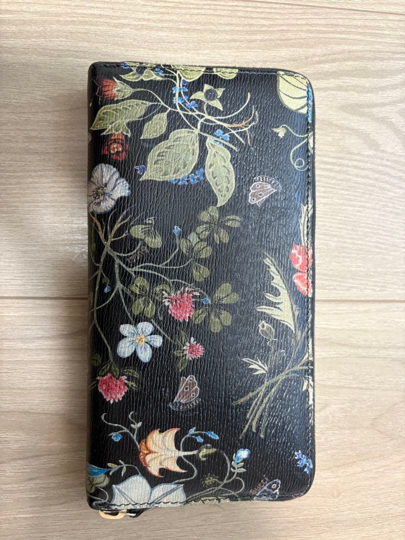 花柄 長財布 グッチ　GUCCI