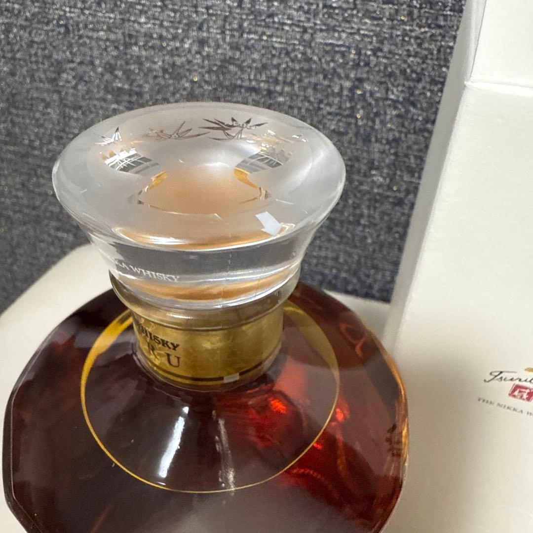 ニッカウイスキー　鶴　700ml シングルモルト余市50ml小瓶をおつけして