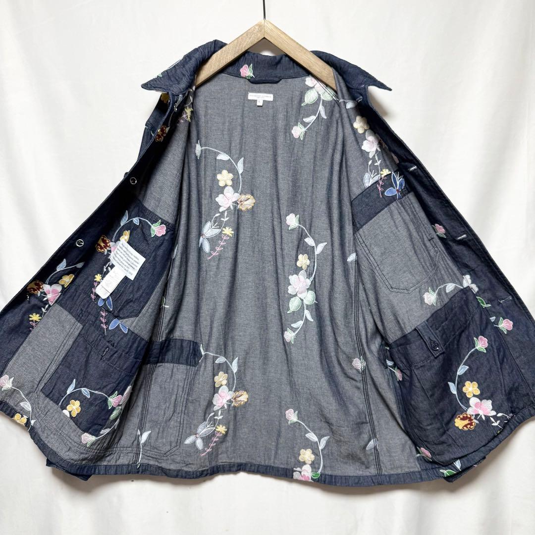 ⚫︎Lサイズ！ENGINEERED GARMENTS デニムフローラルカバーオール
