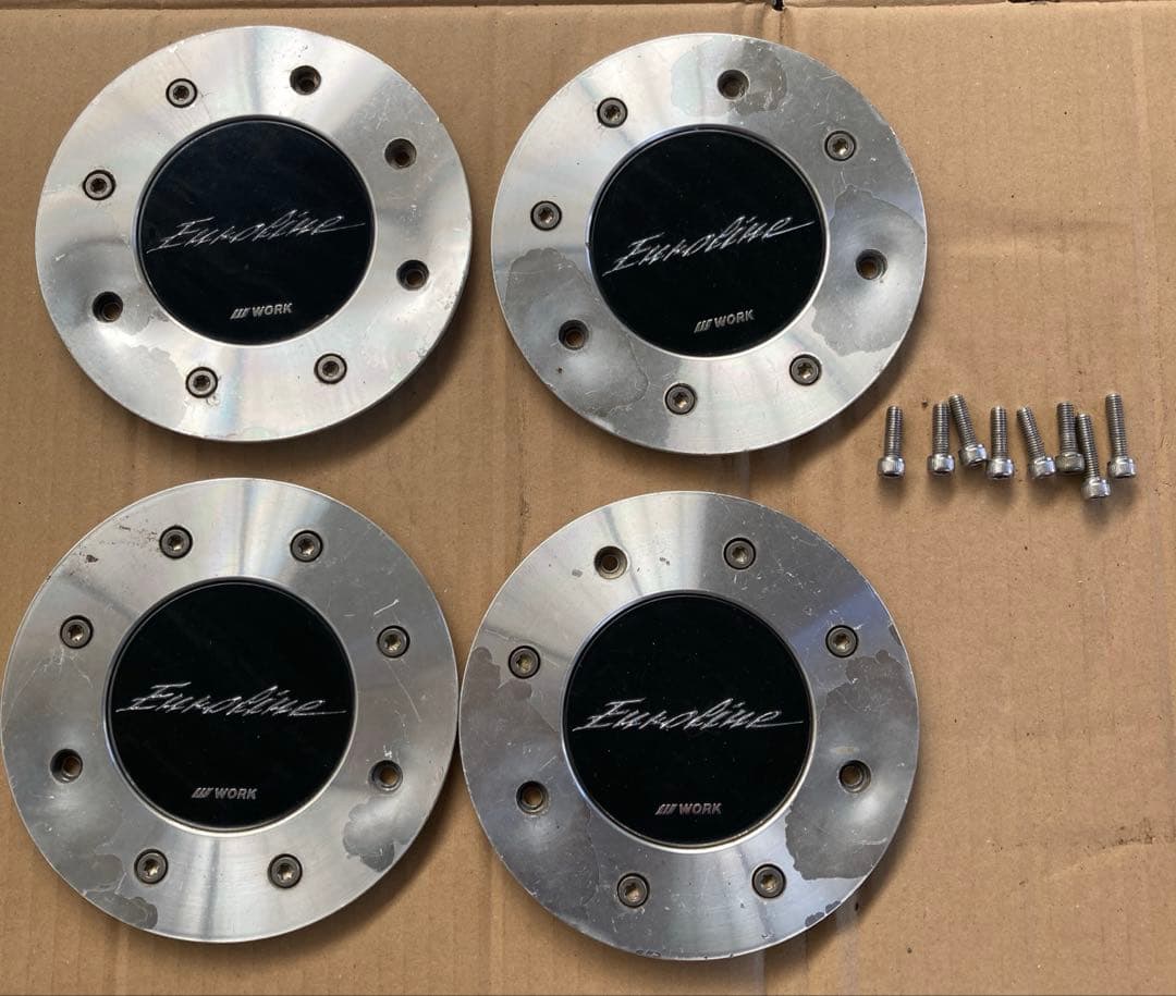 希少サイズWORKワークユーロライン 4本8J 17インチ PCD100