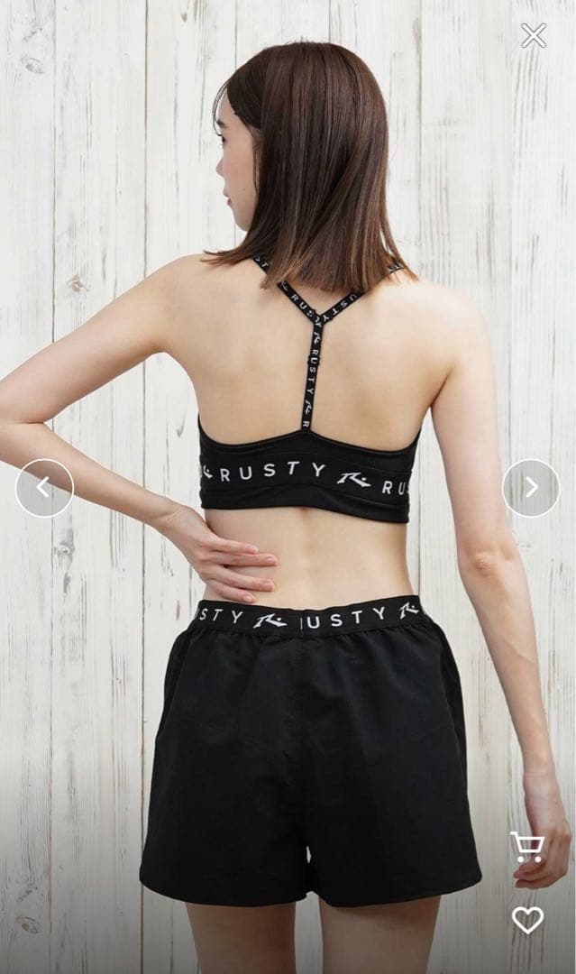 RUSTY/ラスティー 水着 4点セット 水陸両用 UVカット