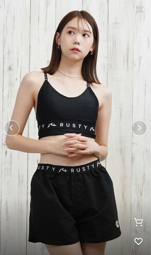 RUSTY/ラスティー 水着 4点セット 水陸両用 UVカット