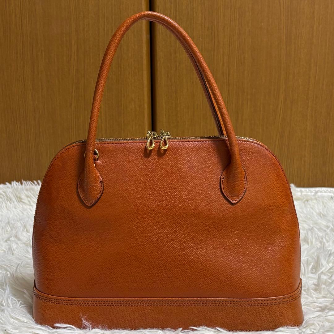 ヴァレンティノガラヴァーニ 2WAY フリンジ ドーム型 ショルダーバッグ 茶