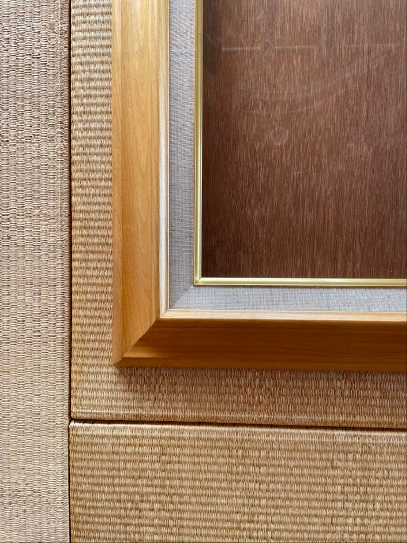 F10号 ガラス付 油絵用木製額縁