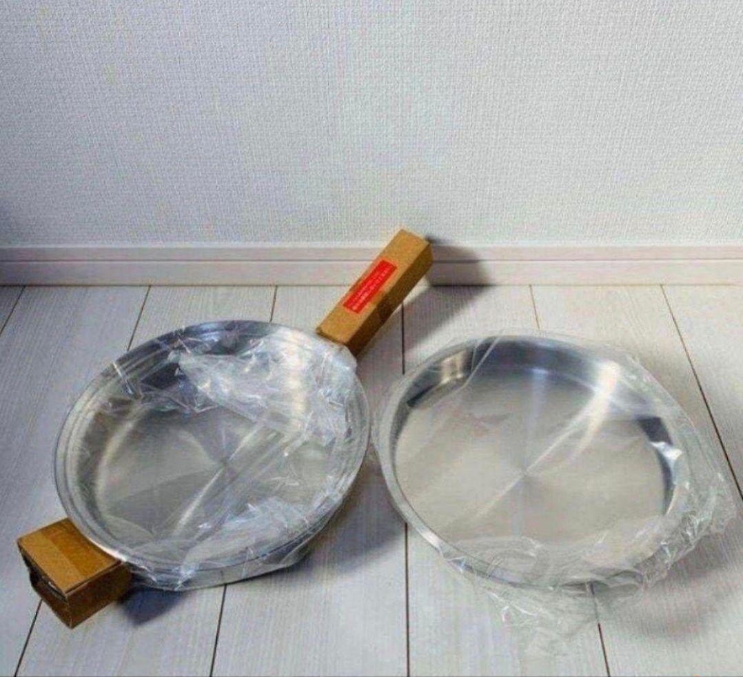 アムウェイ 2024年製 インダクションレンジ対応 新品 大フライパン 蓋付き↓