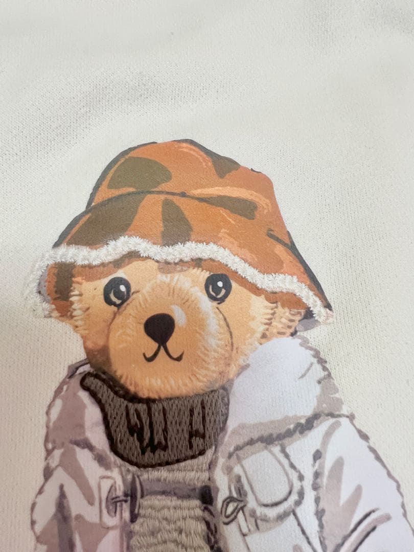 セールPoloラルフローレントレーナースウェットポロベア　裏起毛