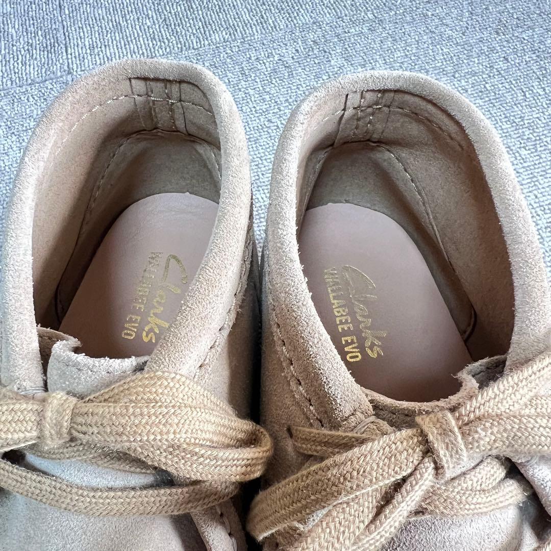 美品✨Clarks wallabee EVO ベージュ スエード EU42