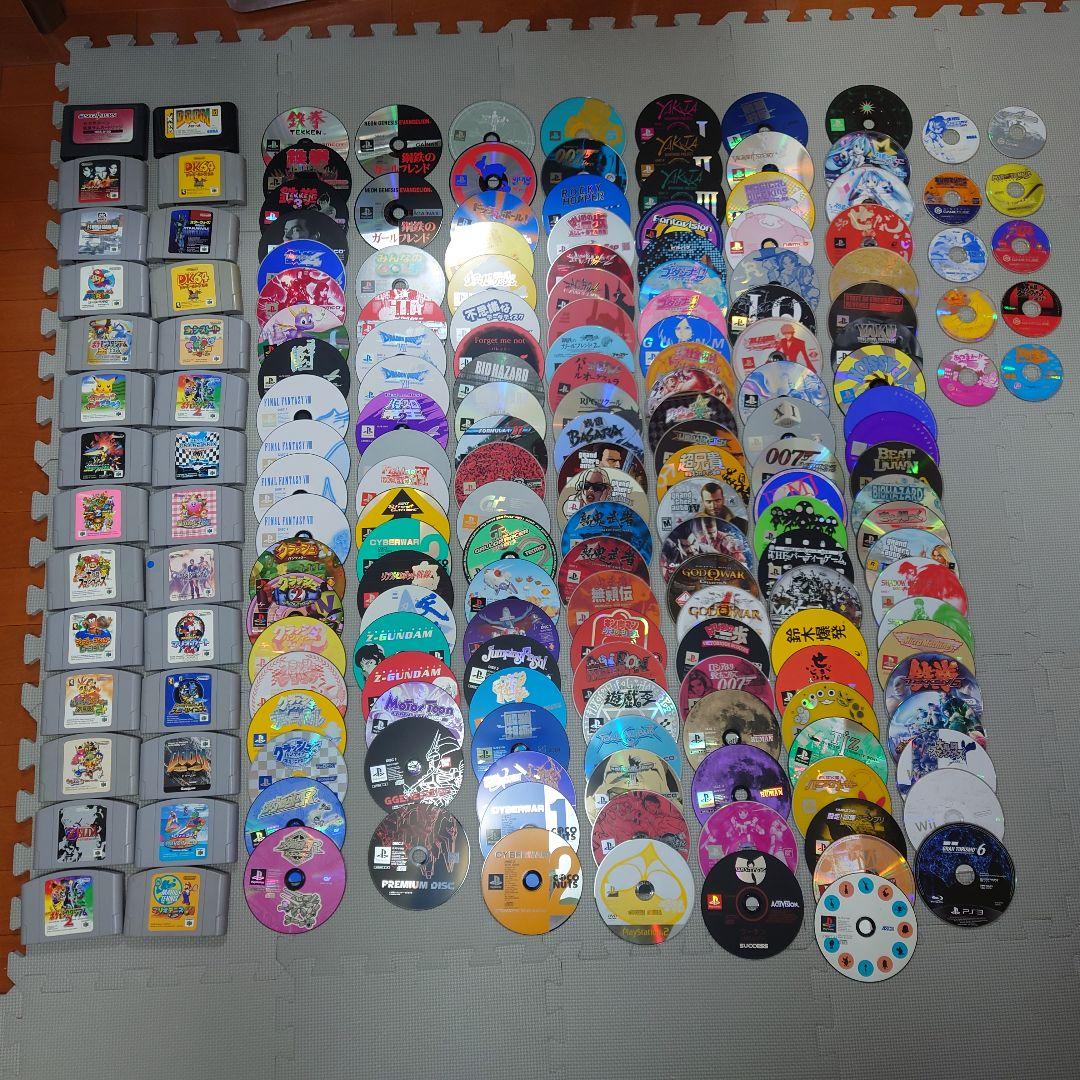 PS2,PS3,ゲームキューブ,Wii,ニンテンドー64,ソフトまとめ売り