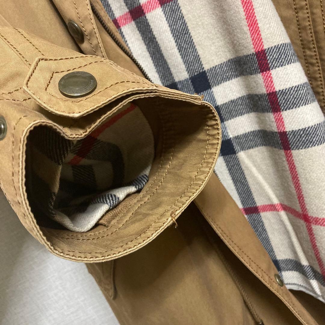 [美品] BURBERRY LONDON ノバチェックライナー付きモッズコート