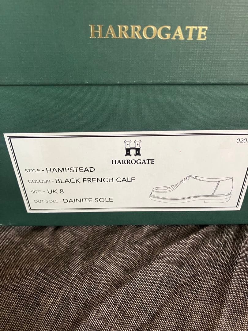 ハロゲイト HARROGATE HAMPSTED チロリアンシューズ　uk8