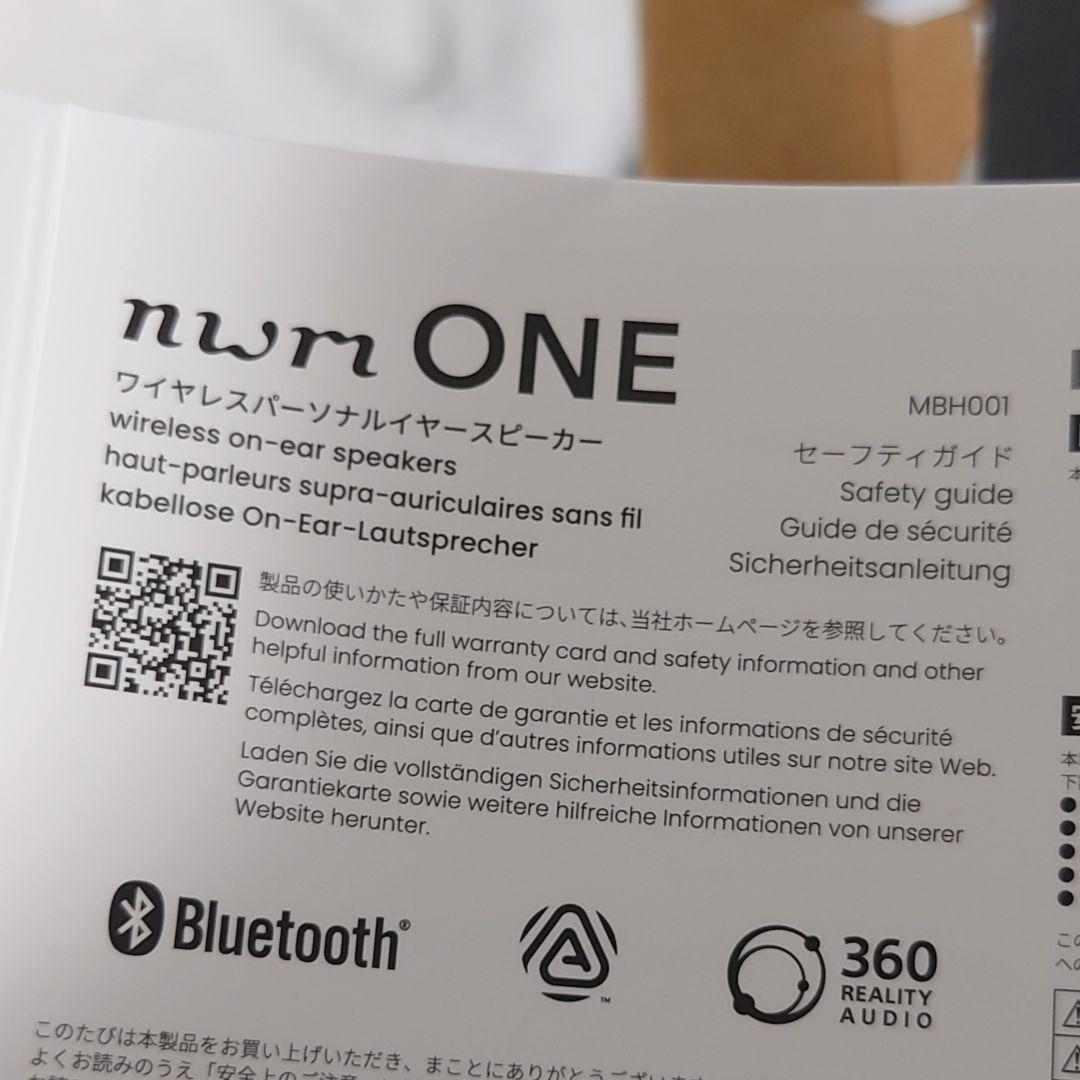 【未使用】nwm ONE オープンイヤー型オーバーヘッド耳スピーカー