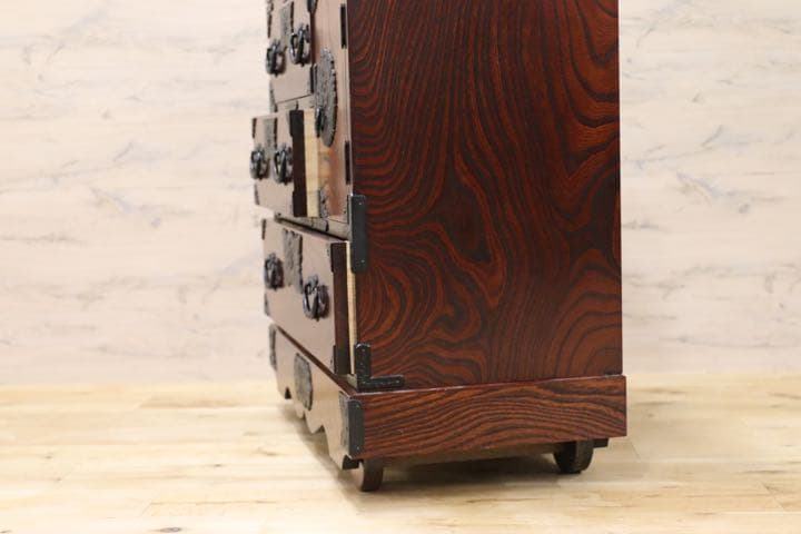 GMFK323○岩谷堂箪笥 車箪笥 チェスト 整理箪笥 和モダン 古民家 レトロ