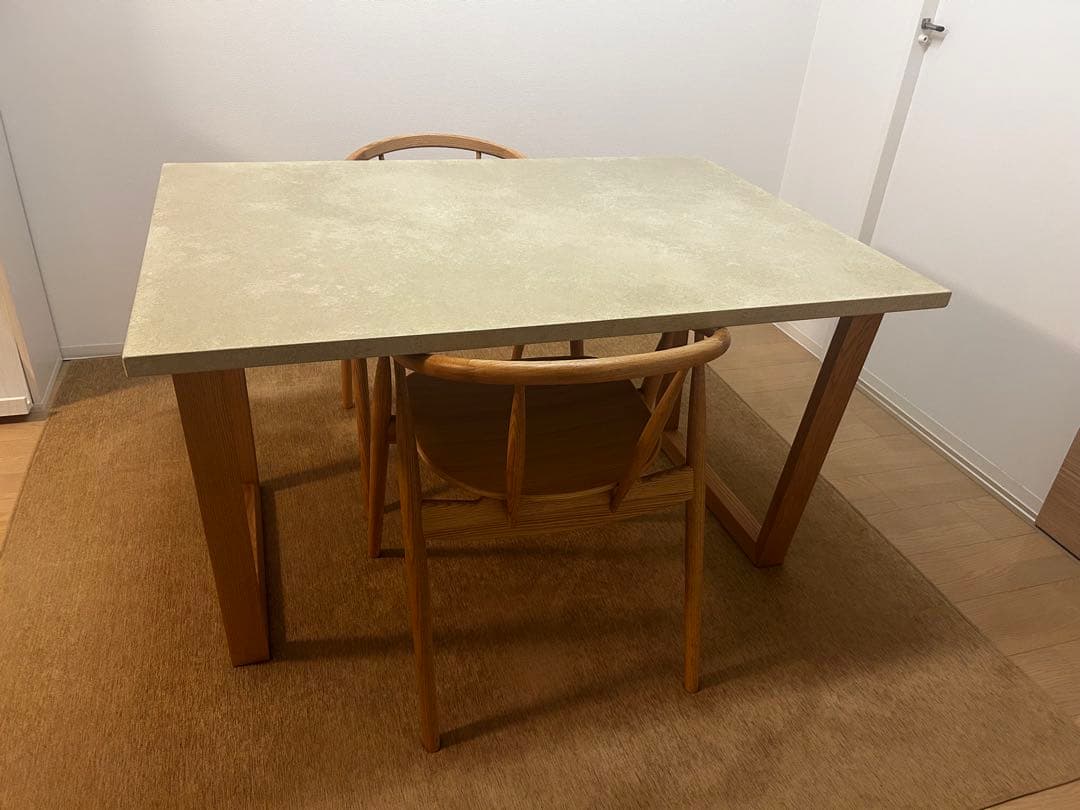 【リビングハウス】アクルテック ダイニングテーブル（横幅120※奥行85 cm）