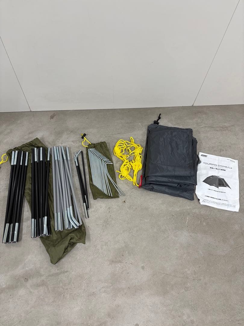 【極美品】コールマン ツーリングドームLX オリーブ グランドシート付き