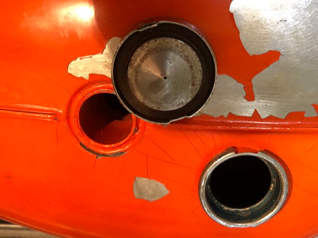 ビンテージ英車タンク不明BSAレストアベース