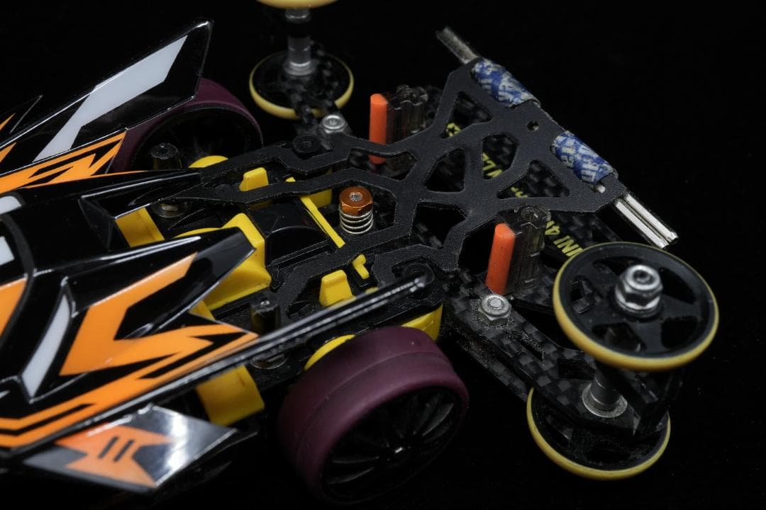 美品　ミニ四駆　MSフレキ 完成品　ウイニングバード　プロチーム使用されたマシン