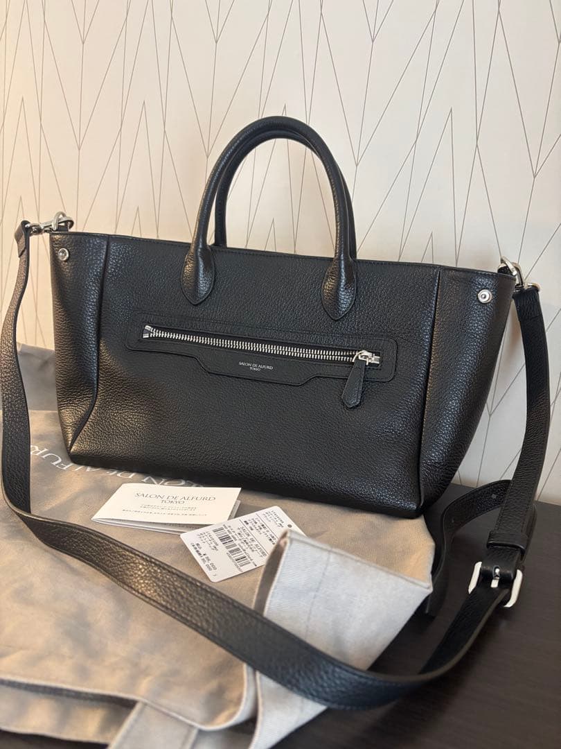 サロンドアルファード　ルクーチェ　スマイル　レザー　ブラック　2way