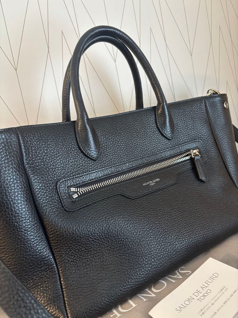 サロンドアルファード　ルクーチェ　スマイル　レザー　ブラック　2way