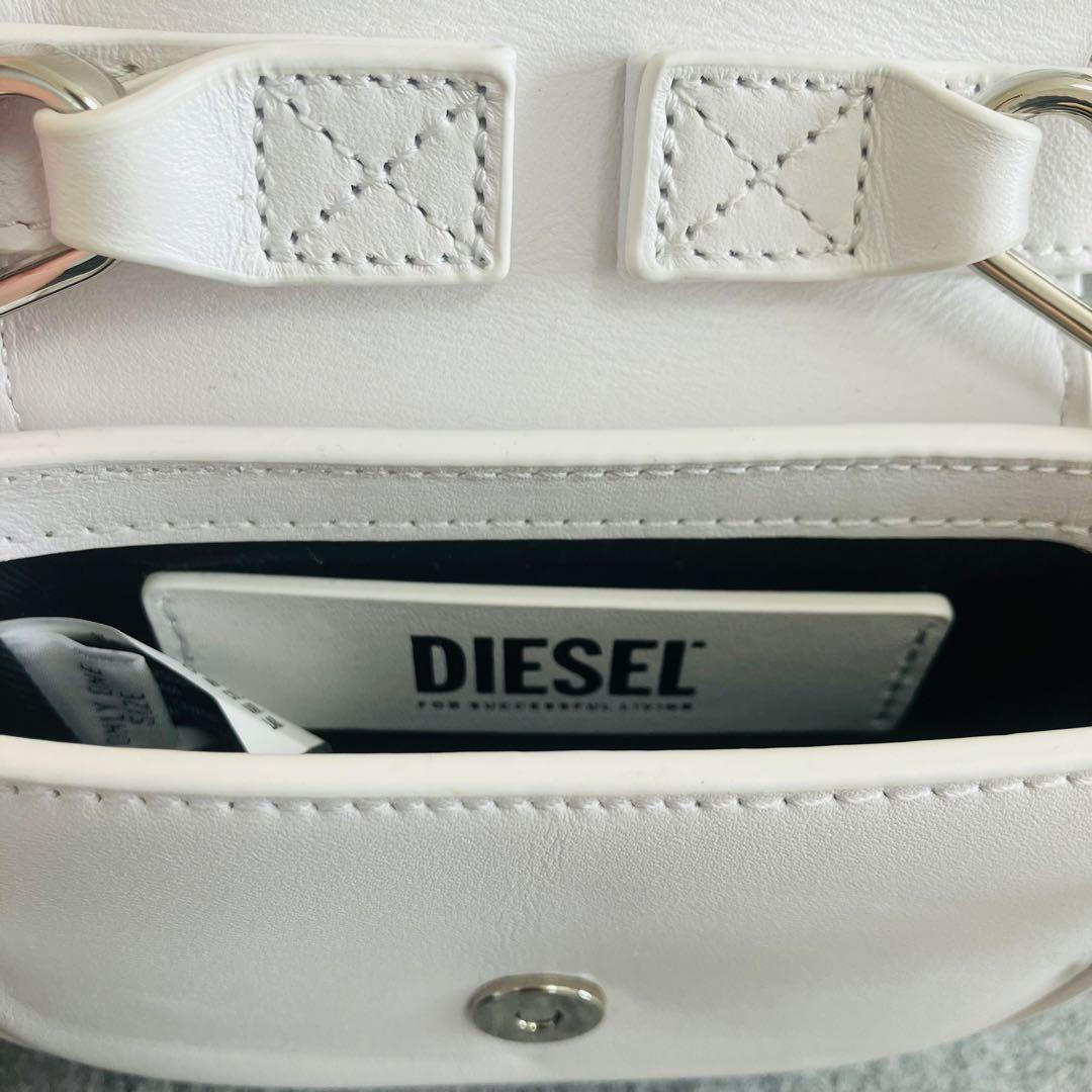 DIESEL 1DR ショルダーバッグ XS ホワイト 2way