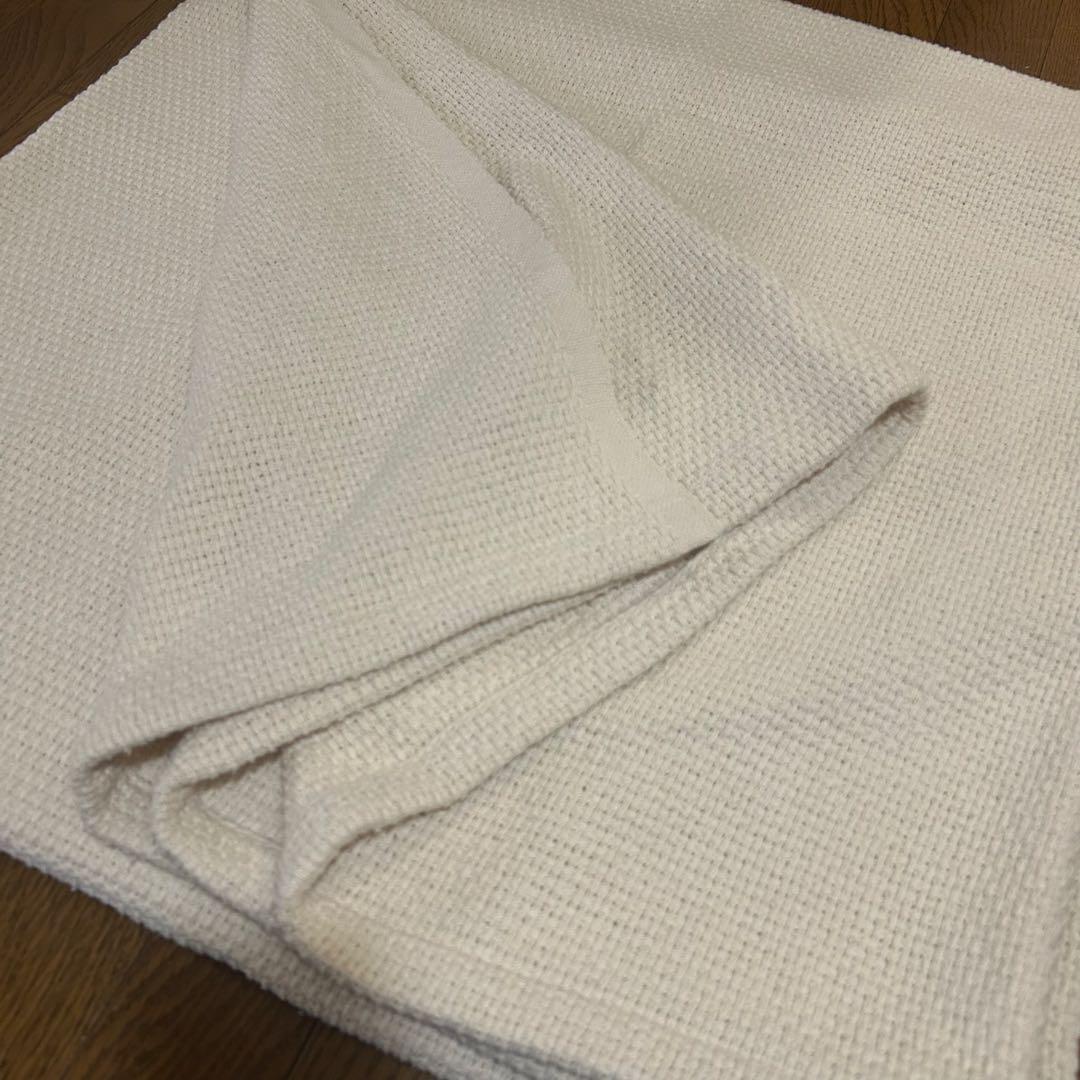 無印良品　インド綿 手織ラグ 約200cm x 200cm 美品