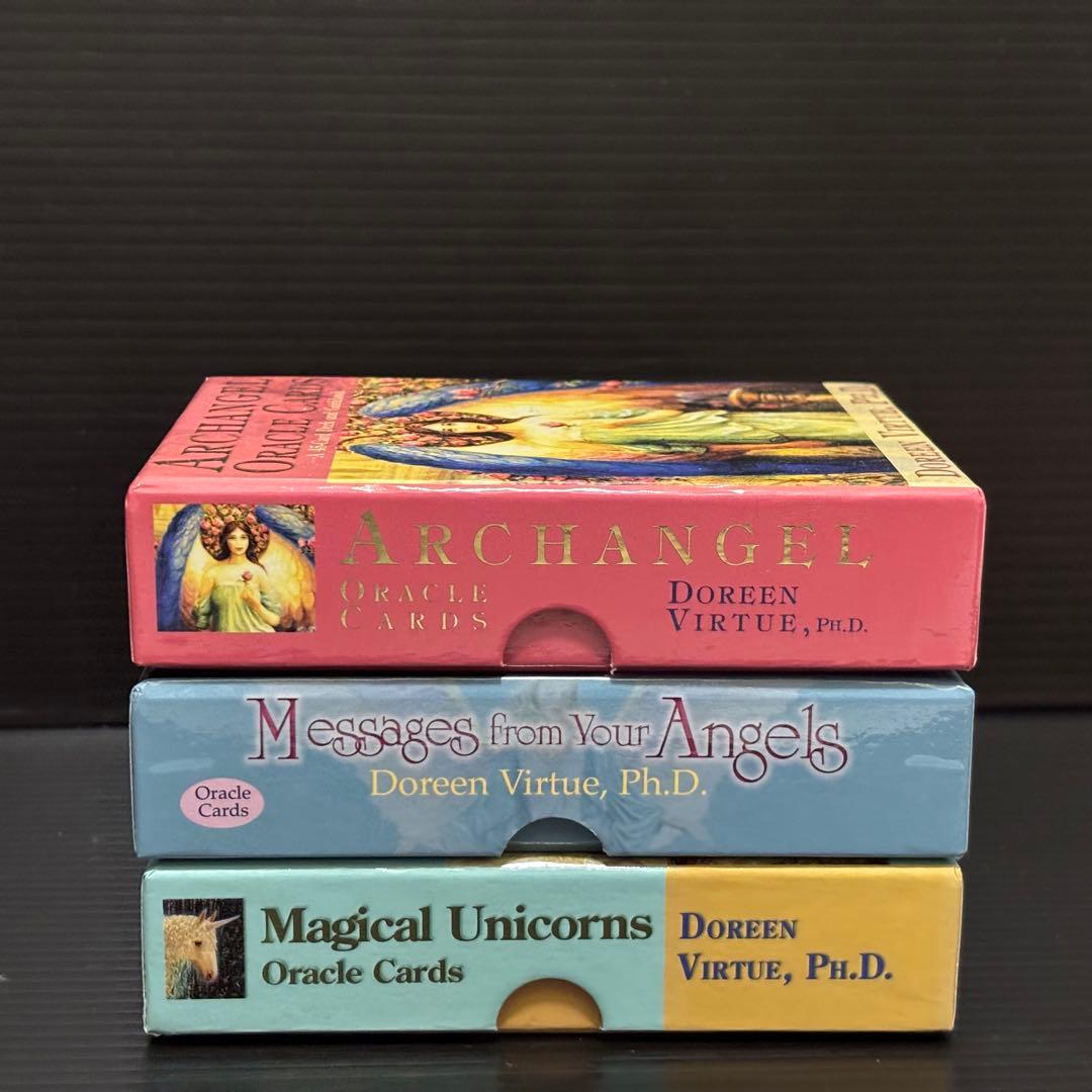 ユニコーンオラクルカード　日本語版解説書付き　３つセット