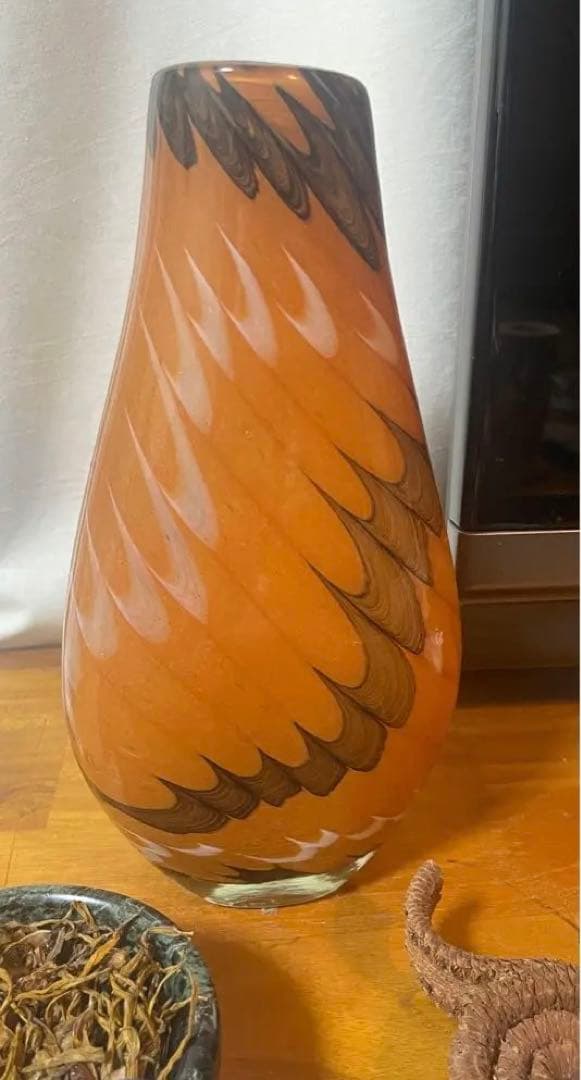 vintage flower vase マーブル