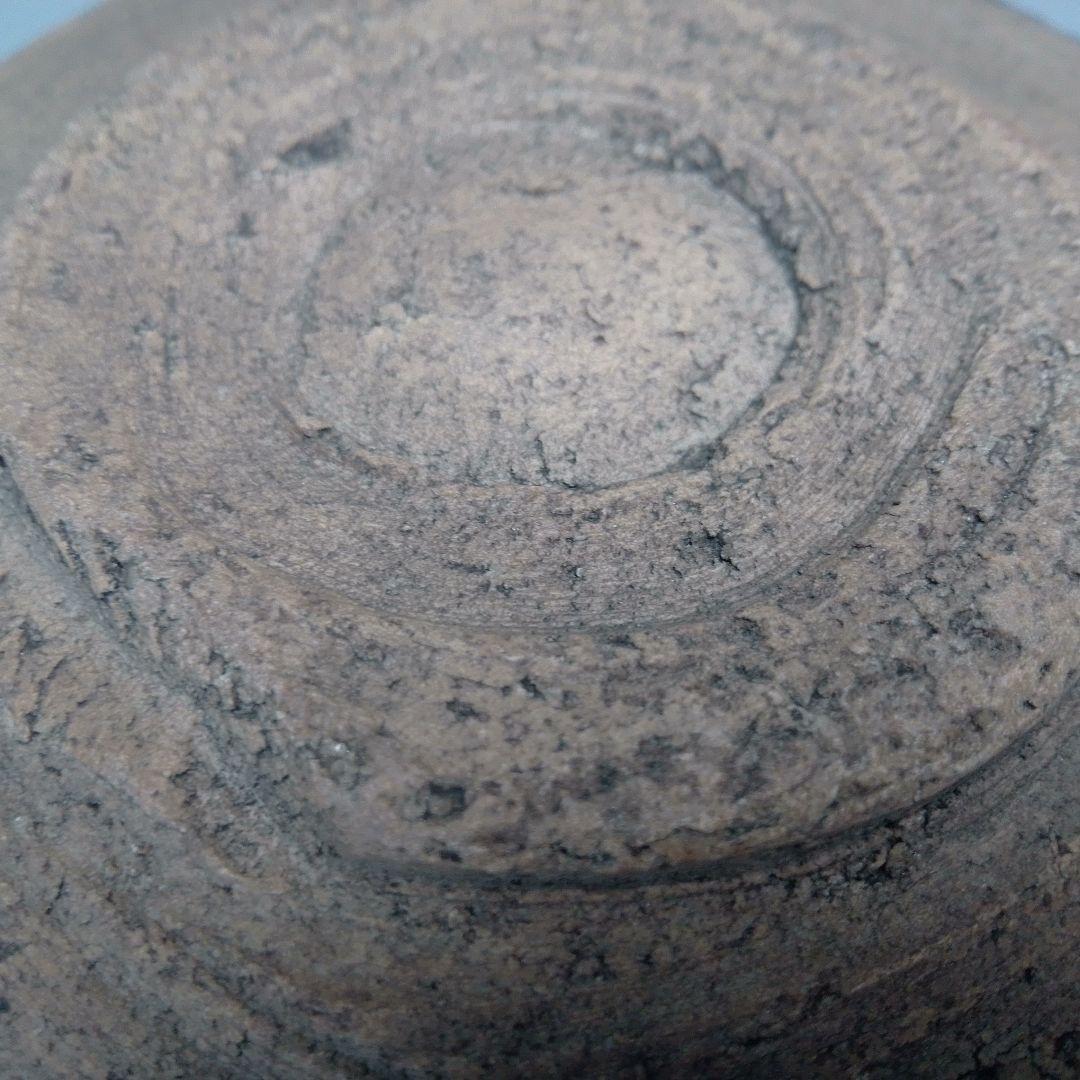 織部　茶碗　黒織部