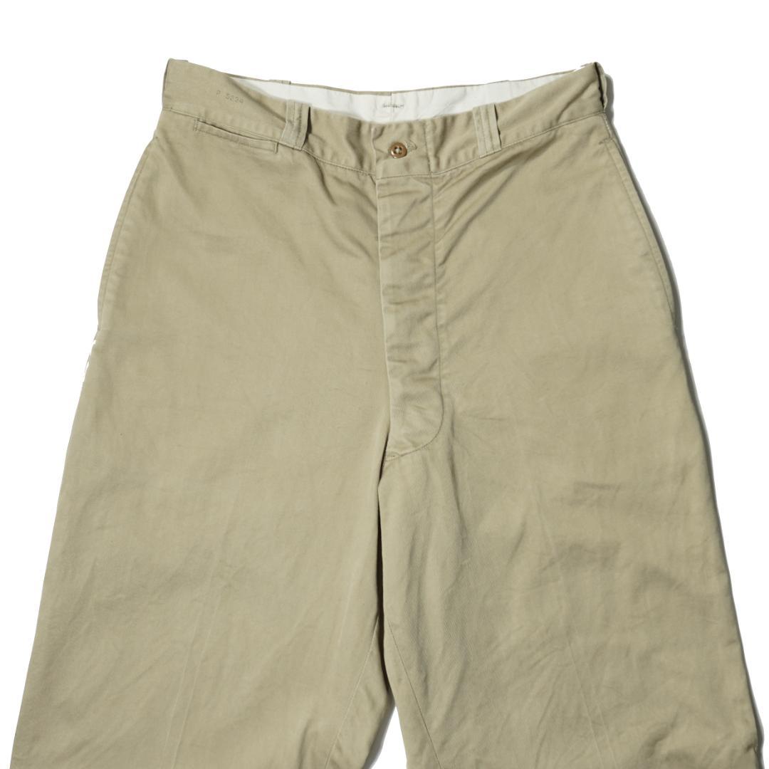 パンツ US ARMY KHAKI CHINO TROUSERS 1950s W31