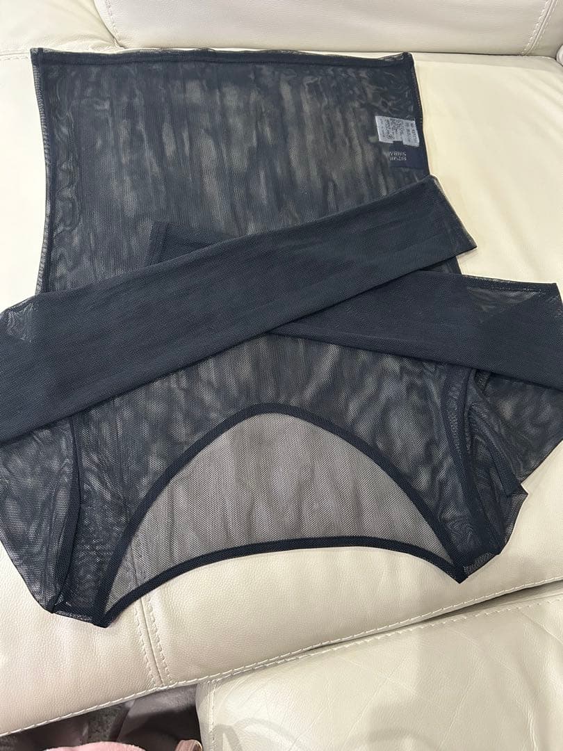 リツコシラハマ❣️シースルー黒長袖メッシュトップス#1size