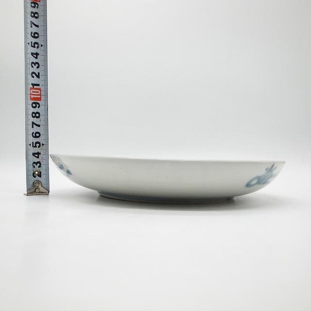 古伊万里　錦手　麒麟の図　八寸皿