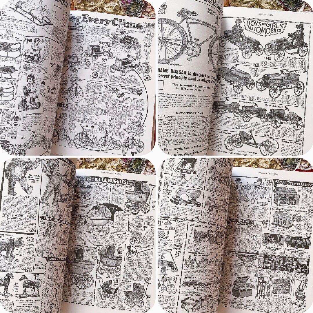 アンティークおもちゃ 復刻カタログ ビスクドール テディベア♡ジャンクジャーナル